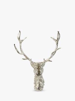 Culinary Concepts Wall Mounted Stag Head, Silver
