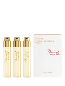 Maison Francis Kurkdjian Baccarat Rouge 540 Eau de Parfum Refills, 3 x 11ml, 