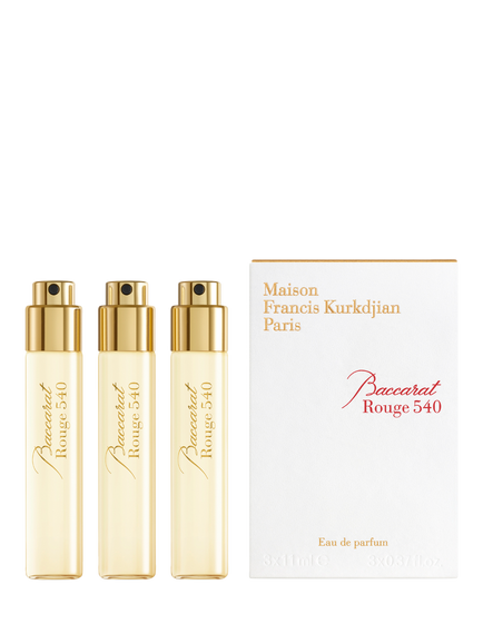 Maison Francis Kurkdjian Baccarat Rouge 540 Eau de Parfum Refills, 3 x 11ml, 
