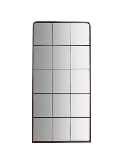 Gallery Direct Amandine Rectangular Mirror, 127 x 61cm, Bronze, Bronze