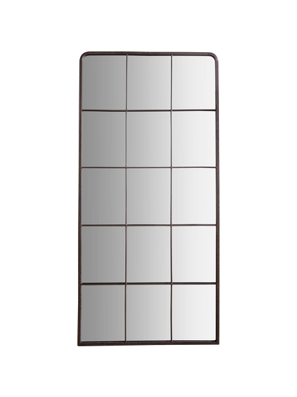 Gallery Direct Amandine Rectangular Mirror, 127 x 61cm, Bronze, Bronze