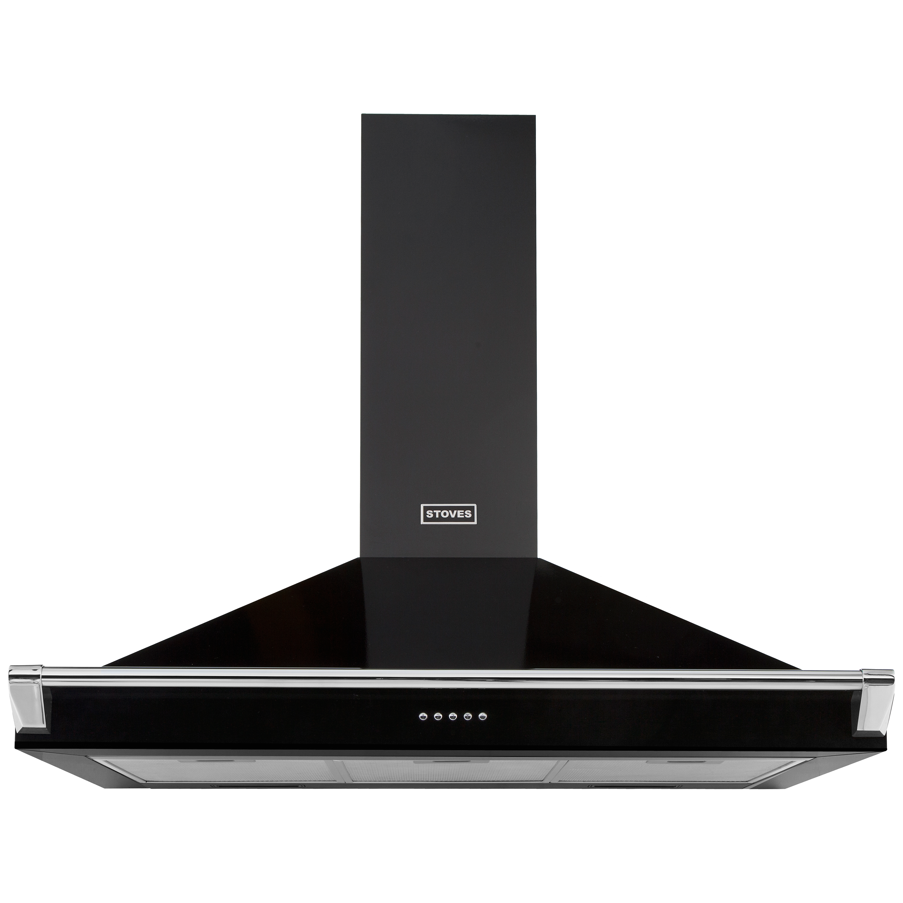 Stoves S900 Richmond Cooker Hood, 90cm, Black