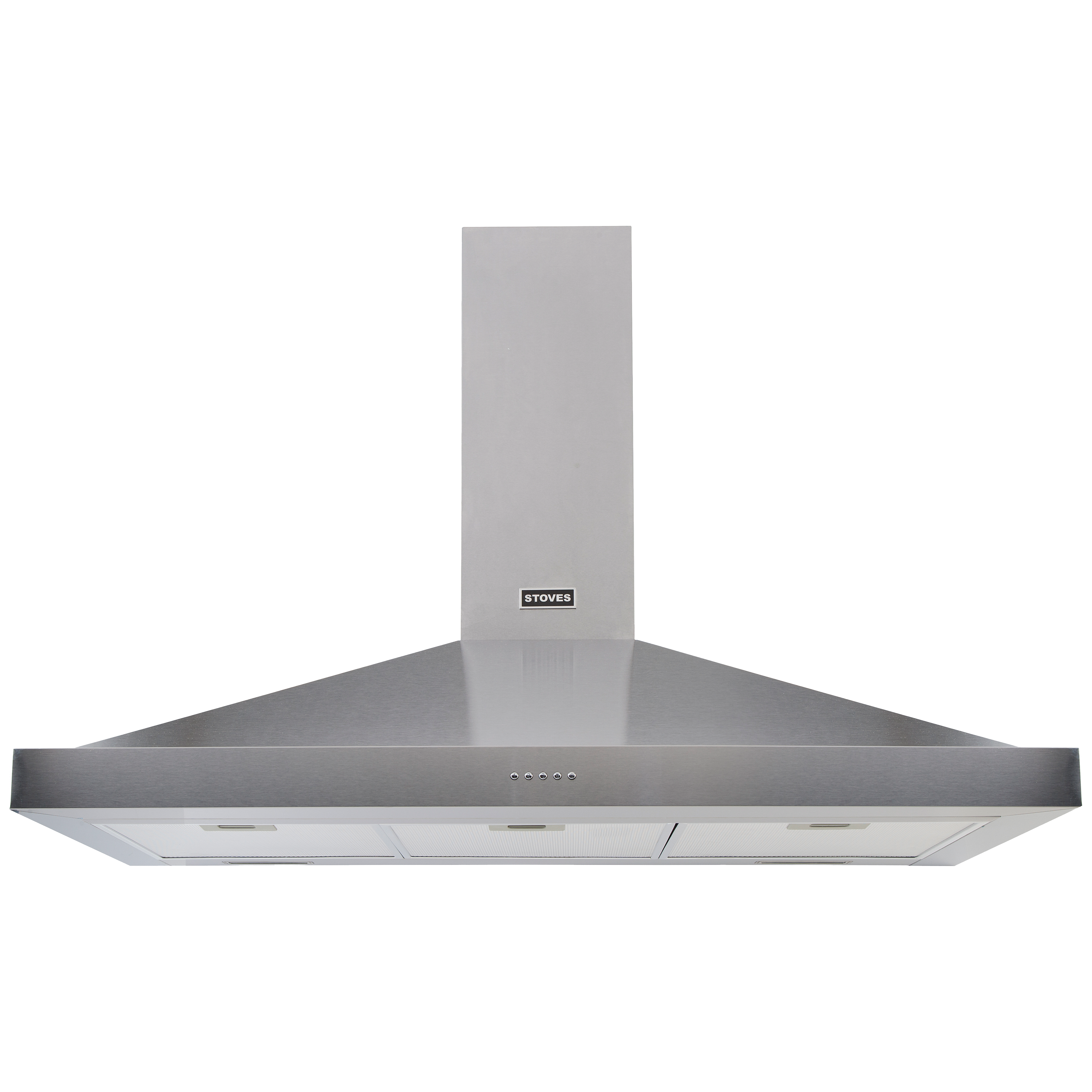 Stoves S1100 Sterling Cooker Hood, 110cm Wide, Stainless Steel