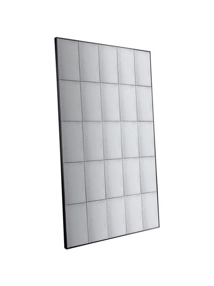 Gallery Direct Bastien Antiqued Glass Rectangular Mirror, 160 x 100cm, Metallic - view 2, Metallic