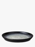 Denby Halo Stoneware Dinner Plates, Set of 4, 26cm, Black/Multi