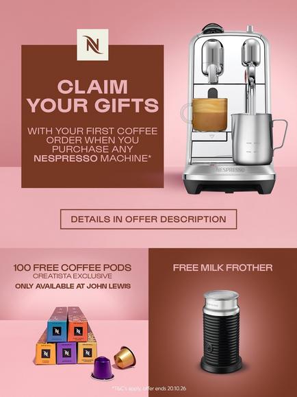 Nespresso Creatista Plus Coffee Machine by Sage - view 2, Black
