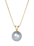 E.W Adams 9ct Gold Freshwater Pearl Pendant Necklace