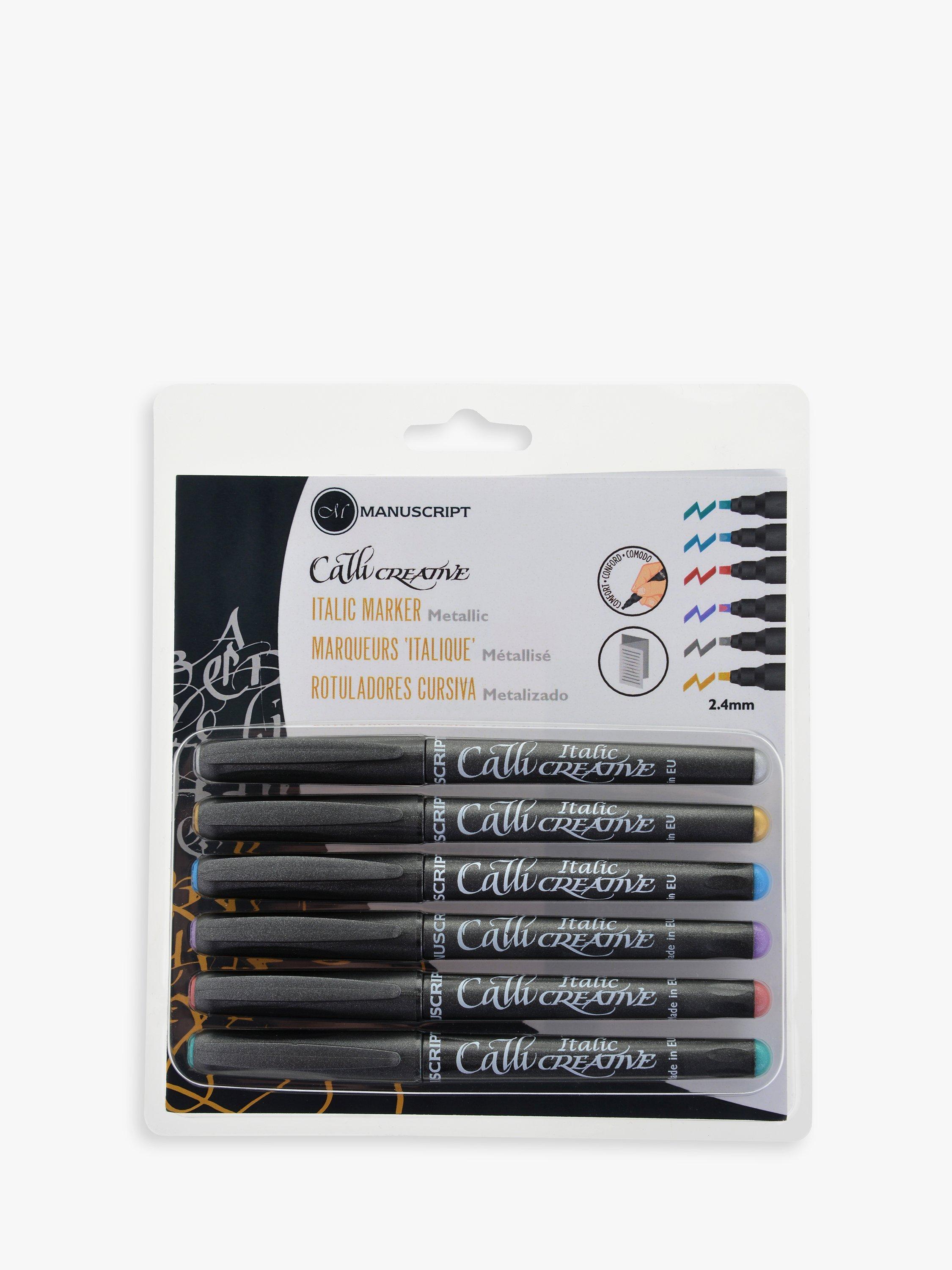 Manuscript Callicreative Metallic Markers, Set of 6
