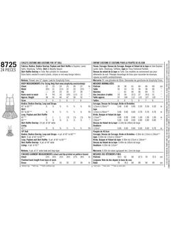 Simplicity Little Mermaid Ariel Sewing Pattern, 8725 - view 2, 