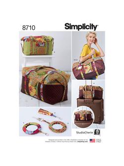 Simplicity Luggage Keyring Tassel Sewing Pattern, 8710, 