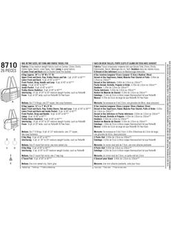 Simplicity Luggage Keyring Tassel Sewing Pattern, 8710 - view 2, 