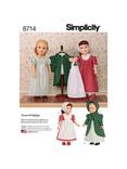 Simplicity 18" (46cm) Dolls' Clothes Sewing Pattern, 8714