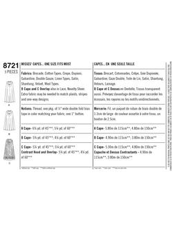 Simplicity Misses' Capes Sewing Pattern, 8721 - view 2, 