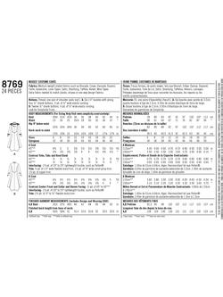 Simplicity Misses Military Costume Coats Sewing Patterns, 8769, R5 - view 2, 