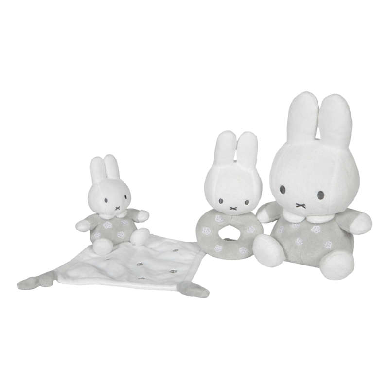 Miffy Bunny Rattle, Soother and Soft Toy Gift Set