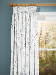 John Lewis Nerine Print Pair Blackout/Thermal Lined Pencil Pleat Curtains, Multi