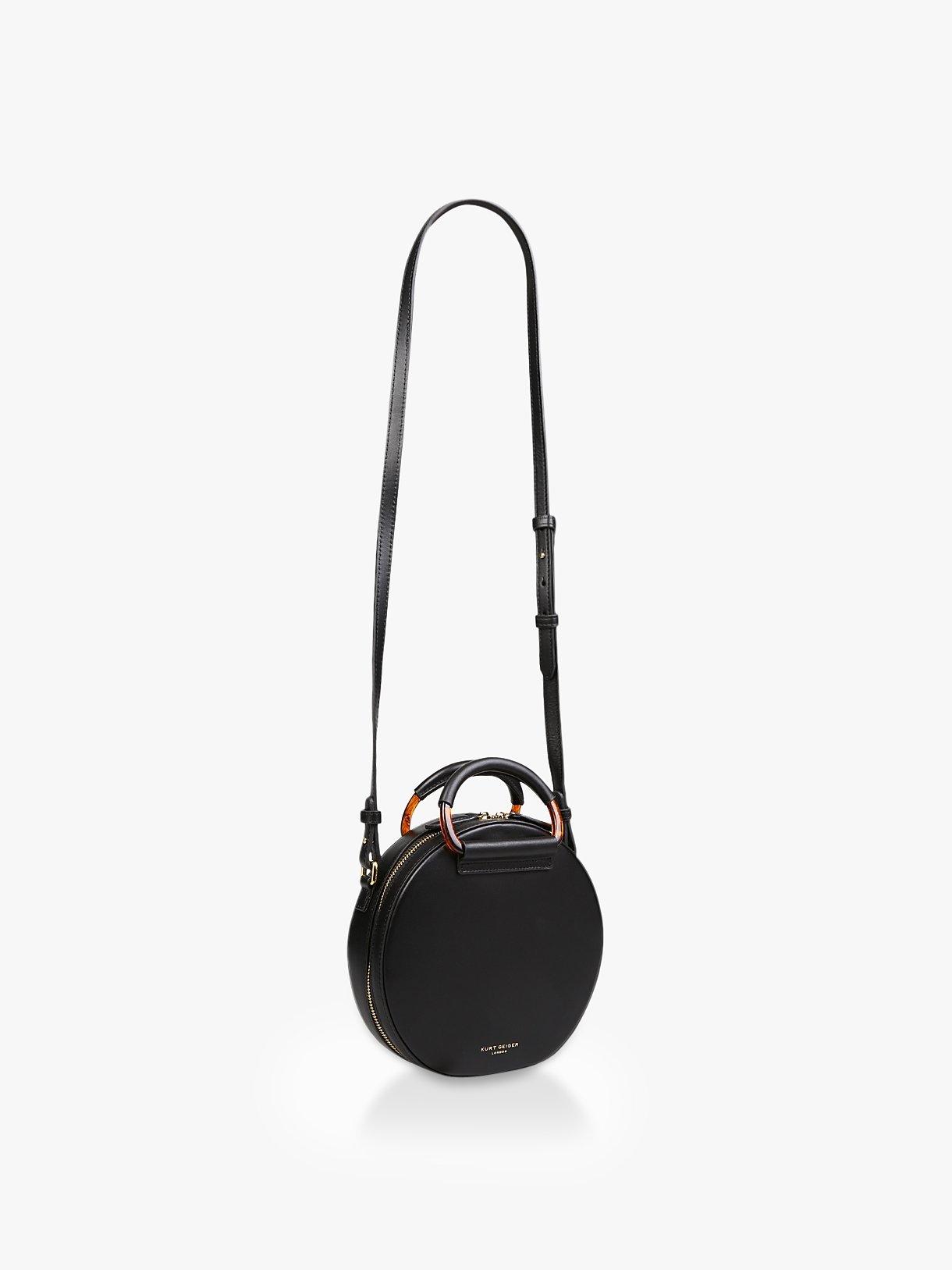 Kurt geiger london harriet eagle leather round crossbody bag sale