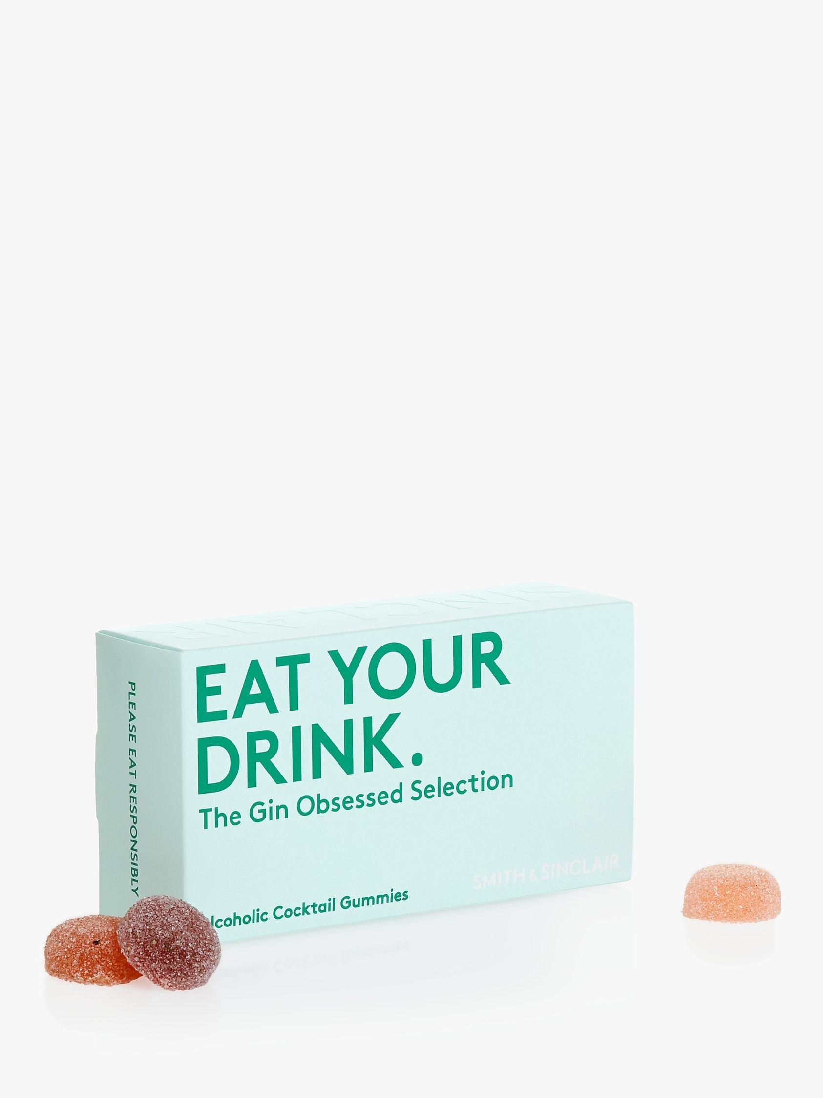 Smith & Sinclair Gin Obsessed Selection Alcoholic Cocktail Gummies, Pack of 8