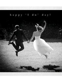Woodmansterne Happy I Do Day Wedding Card, 