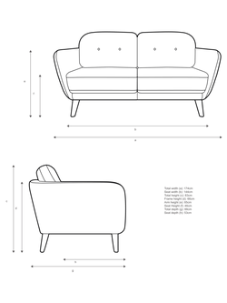 John Lewis Arlo Medium 2 Seater Sofa - view 2, 