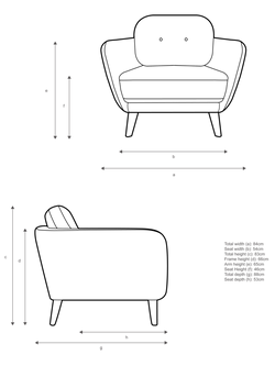 John Lewis Arlo Armchair - view 2, 