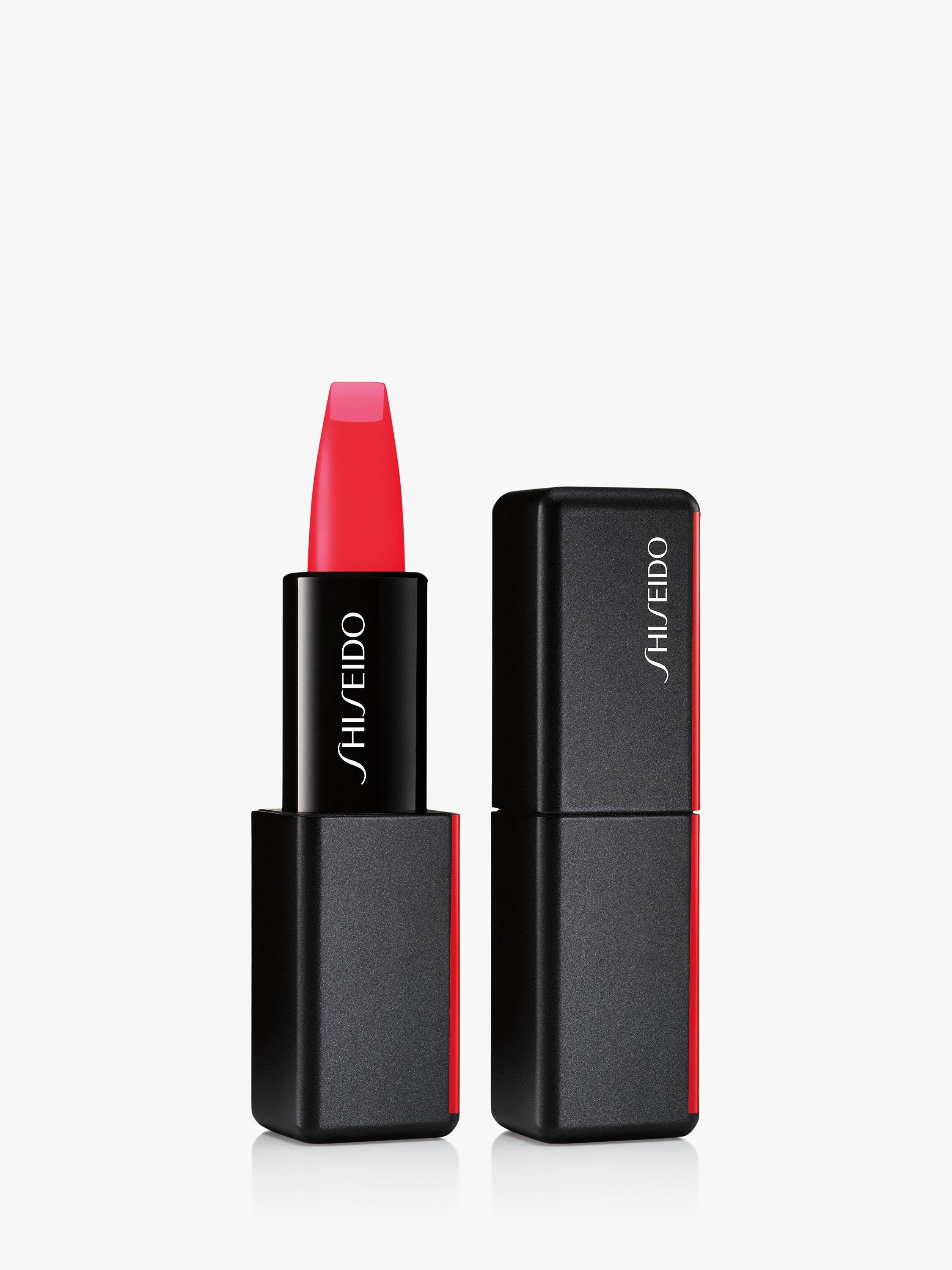Product image 1 of 2, which shows Shiseido Modern Matte Powder Lipstick, Shock Wave 513