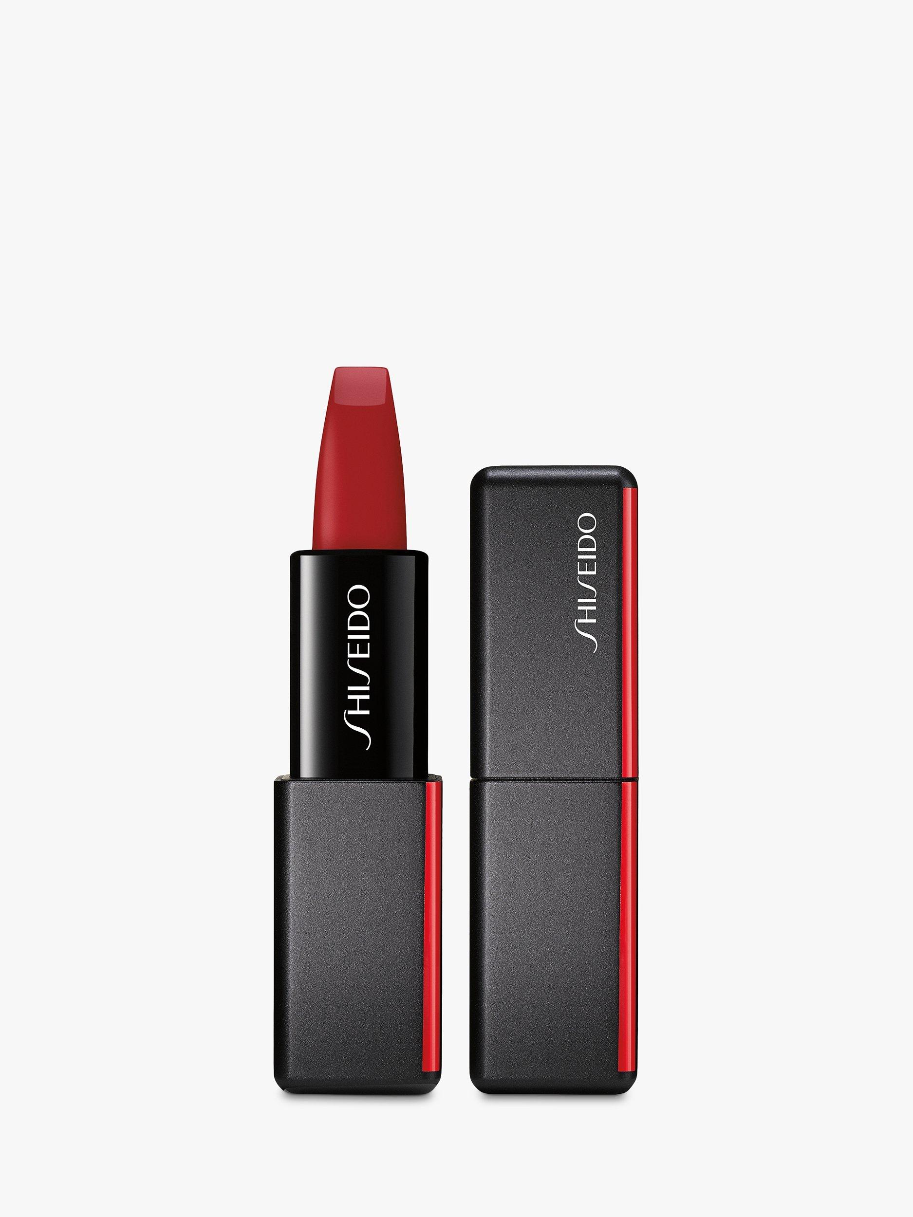 Product image 1 of 2, which shows Shiseido Modern Matte Powder Lipstick, Exotic Red 516