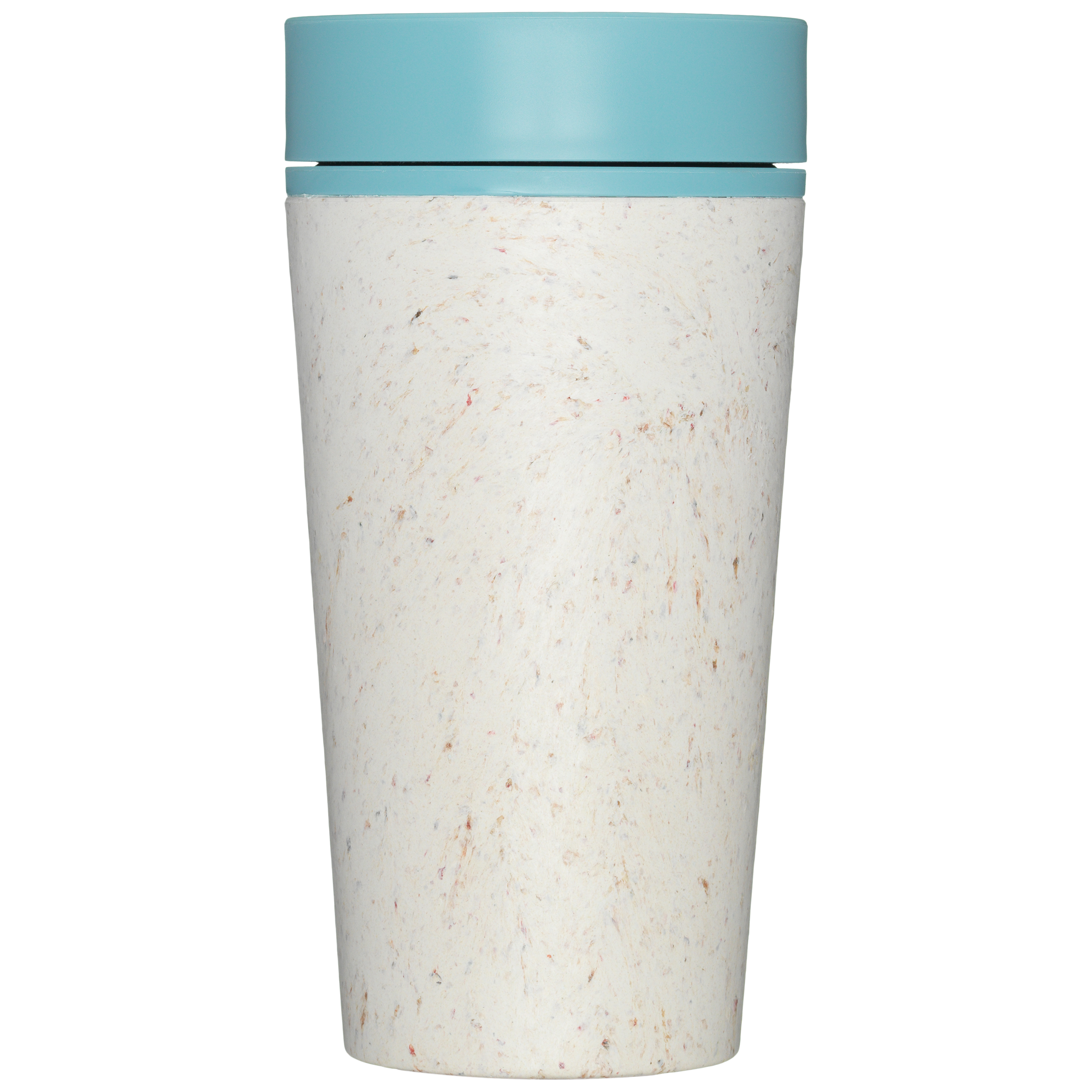 ashortwalk rCup Recyclable Reusable Leak-Proof Cup, 340ml, Cream/Teal