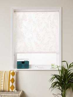 John Lewis Everdene Sheer Roller Blind, White, White