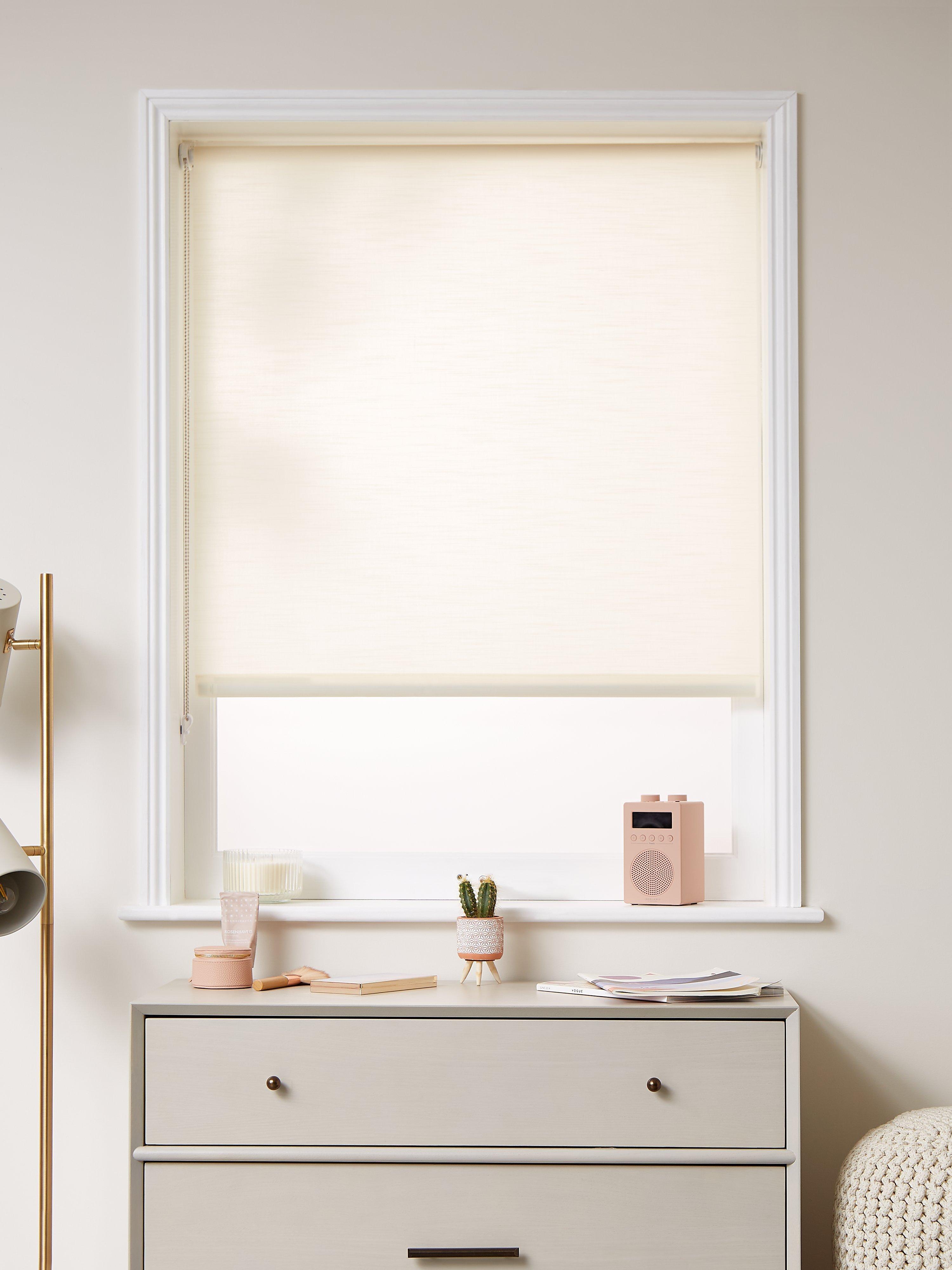 John Lewis Slub Daylight Roller Blind, Cream