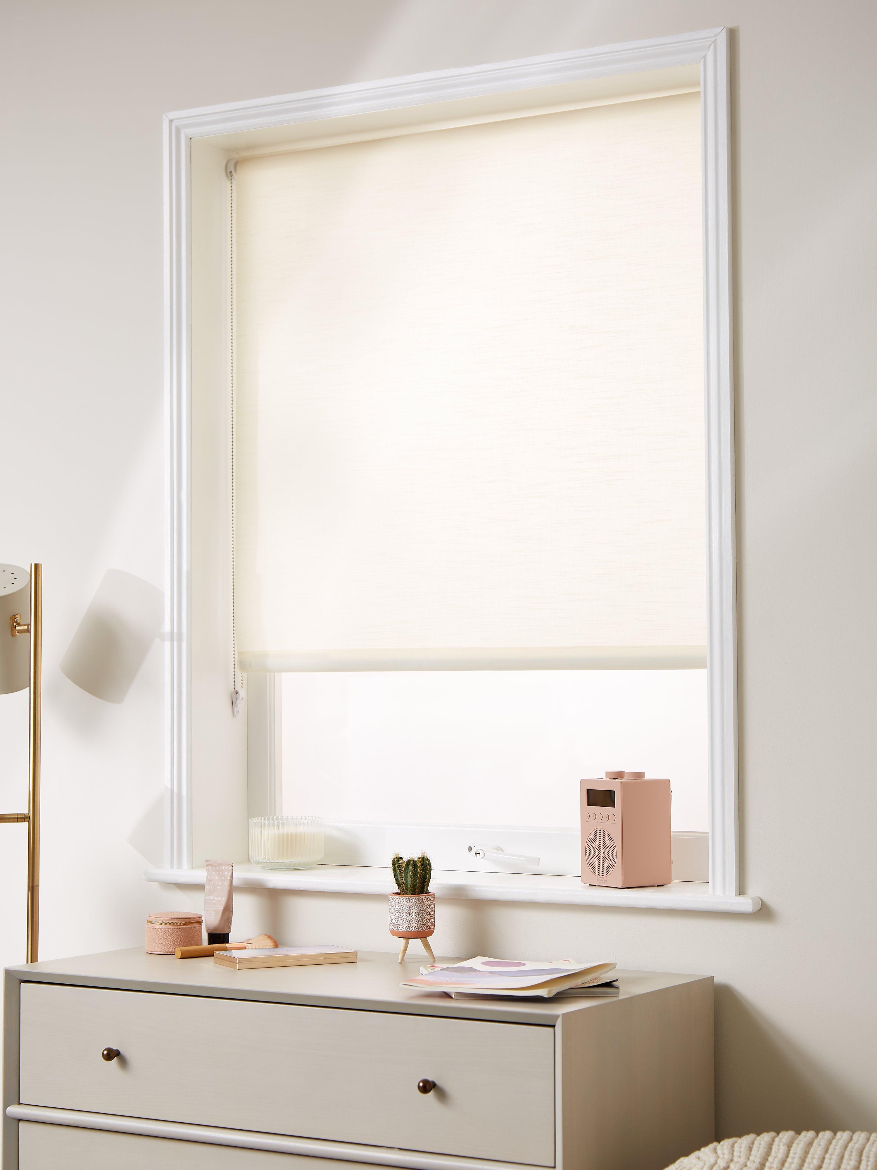 John Lewis Slub Daylight Roller Blind, Cream