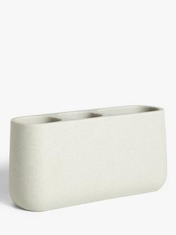 John Lewis Drift Toothbrush Holder, Natural