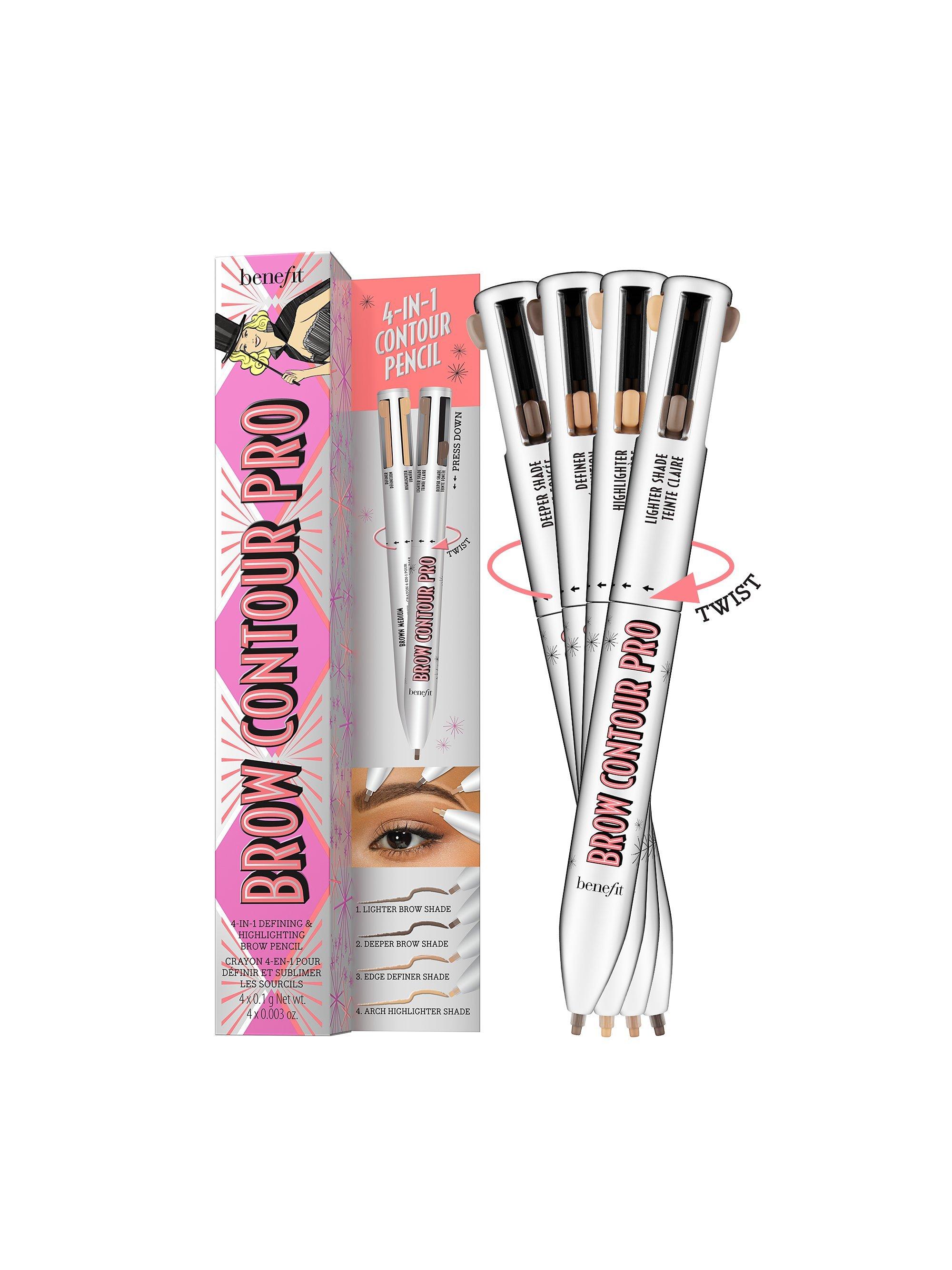 Benefit Brow Contour Pro, Shade 04 Brown-Black Light