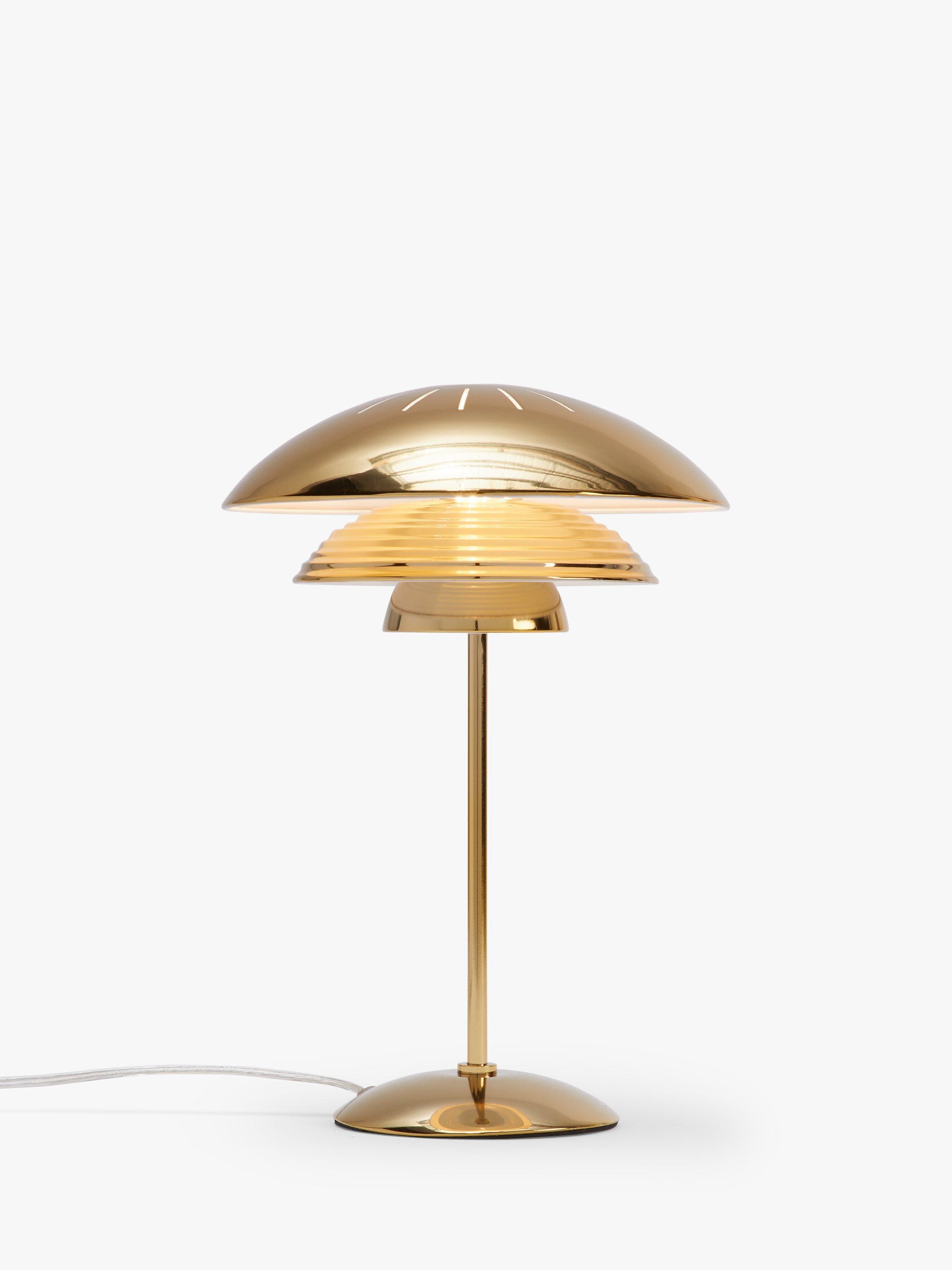 House by John Lewis Stockholm Table Lamp, Coffee Gold