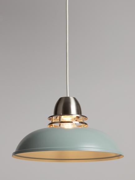 John Lewis Carmine Easy-to-Fit Ceiling Shade, Lichen