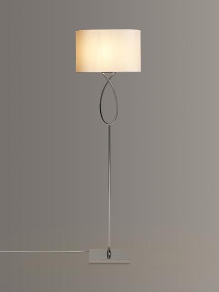 John Lewis Tom Floor Lamp, Chrome, Chrome