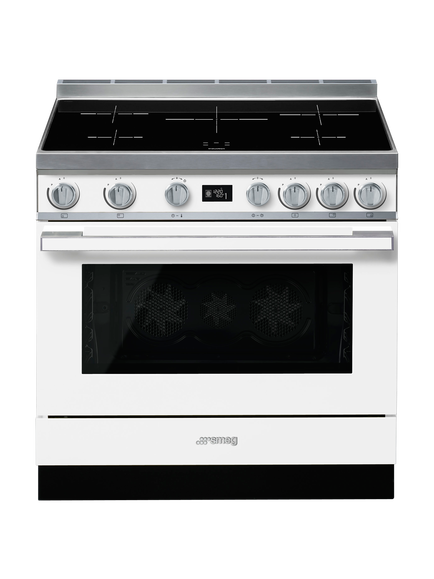 Smeg Portofino CPF9I Freestanding 90cm Multifunction Cooker, White