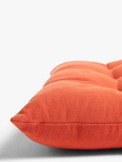 John Lewis Plain Seat Pad - view 2, Paprika