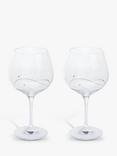 Dartington Crystal Glitz Gin and Tonic Copa Glass, 610ml, Set of 2