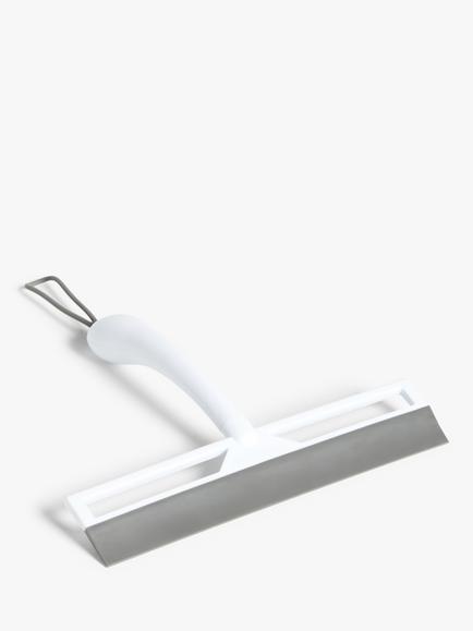 John Lewis Shower Squeegee, Grey/White, 