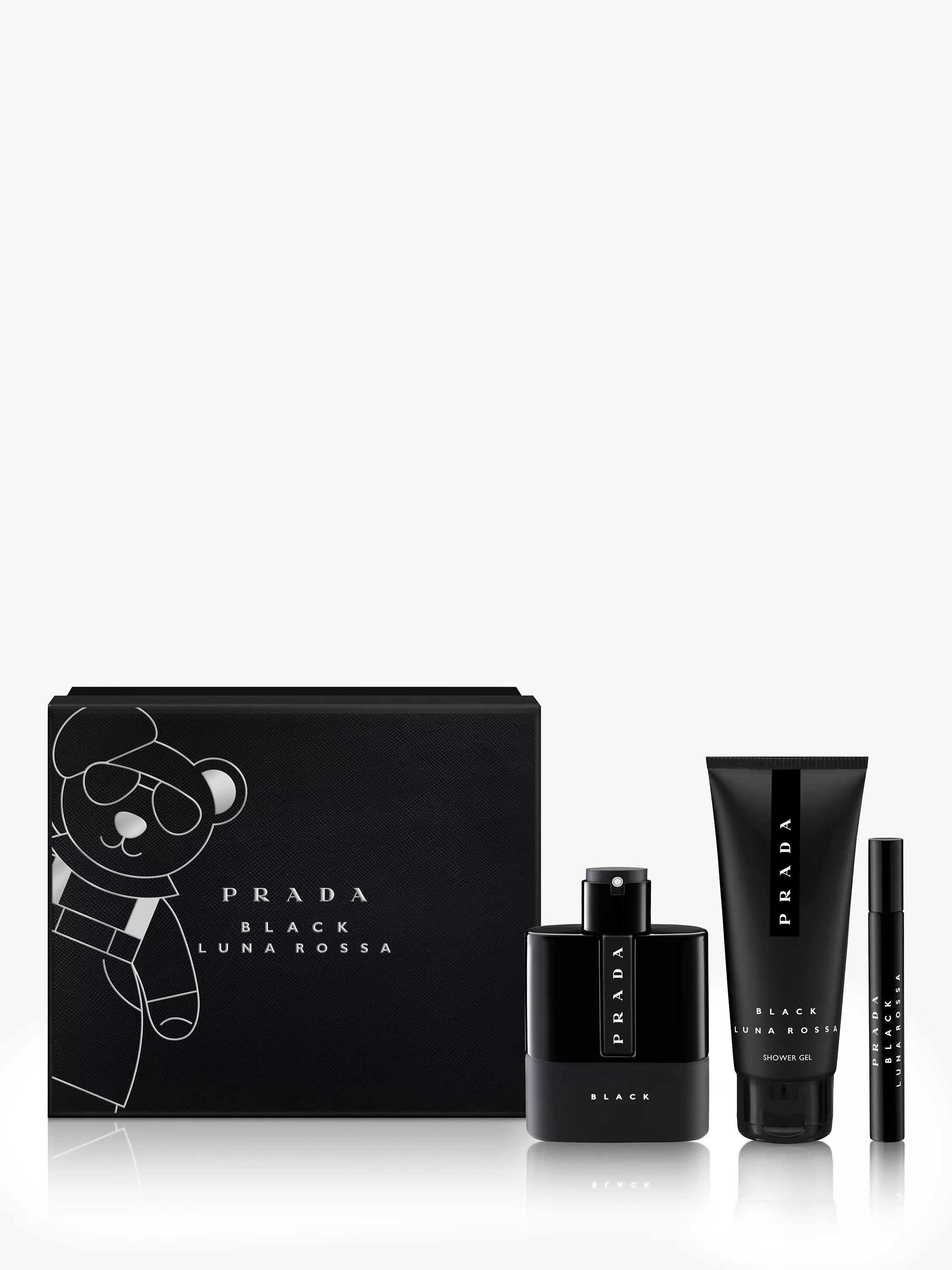 Prada black shower gel hotsell