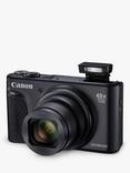 Canon PowerShot SX740 HS Digital Camera, 4K Ultra HD, 20.3MP, 40x Optical Zoom, Wi-Fi, Bluetooth,  3" Tiltable Screen