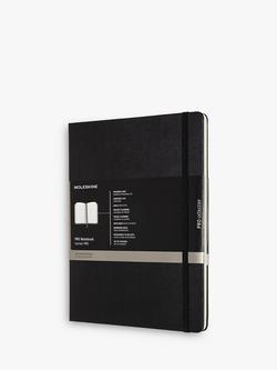 Moleskine Professional Extra Large Journal, Black, Black