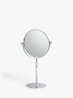 John Lewis Lux Large Pedestal Mirror, Silver