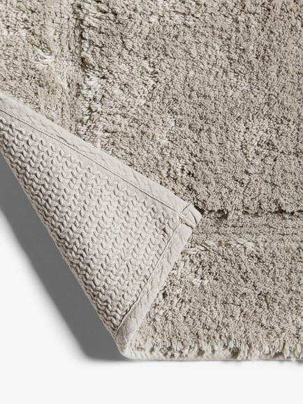 John Lewis Micro-Fresh Deep Pile Bath Mat - view 2, Smoke Grey