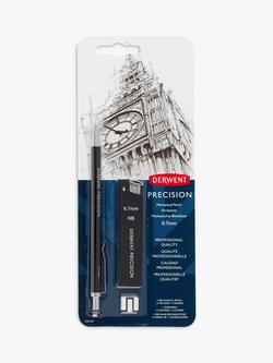 Derwent Precision Mechanical Pencil Set, HB 0.7, Multi