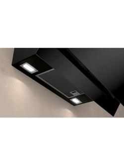 Neff N50 D65IHM1S0B Wall Chimney Hood, 59cm Wide, Black - view 2, 