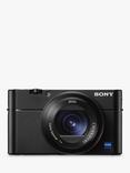 Sony Cyber-shot DSC-RX100 Va Camera, 4K, 20.1MP, 2.9x Optical Zoom, Wi-Fi, NFC, OLED EVF, 3" Tiltable Screen