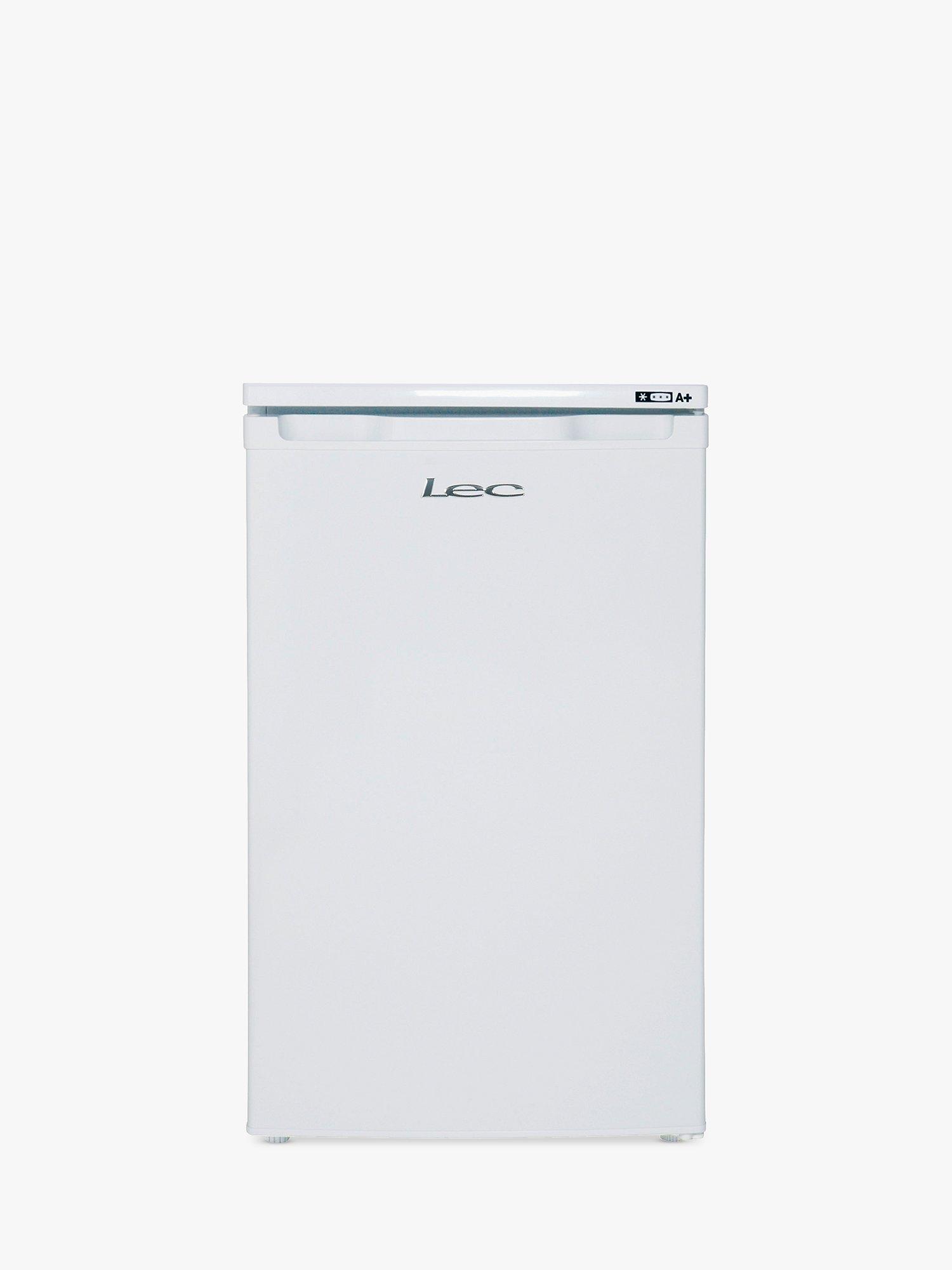Lec U5010W Freestanding Upright Freezer, A+ Energy Rating, 50cm Wide, White