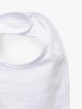 John Lewis ANYDAY Cotton Bibs, Pack of 5, White